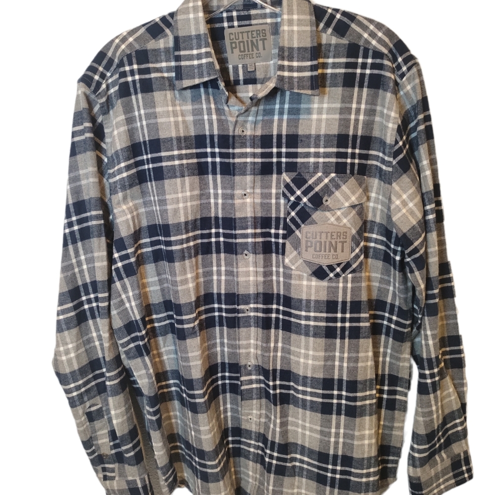 Cutters Point Coffee flannel